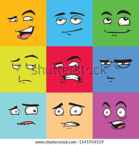 Cartoon Eyes And Mouth | Free download on ClipArtMag