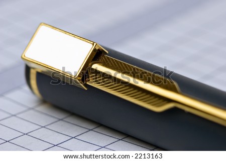 Pen with a blank space to put Your logo into :)