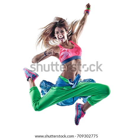 Similar – Image, Stock Photo Dance training of a woman in dance studio | reflection in background in black and white