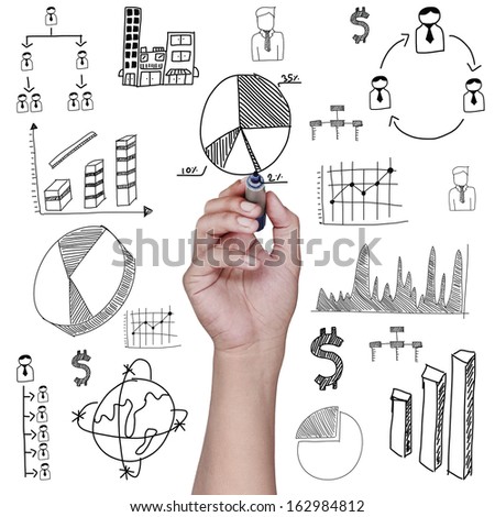 drawing plan business concept
