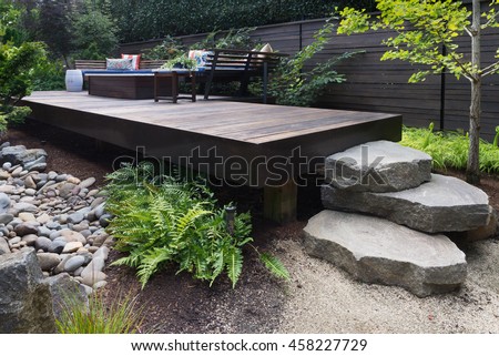 Image, Stock Photo Three-seated rock in the evening light