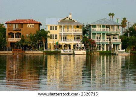 Three Gulf Coast Homes on the Intercoastal  Waterway.