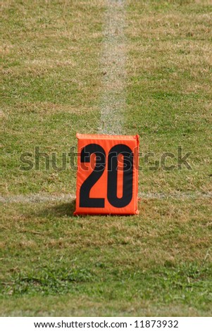 Twenty Yard Line at a youth football game