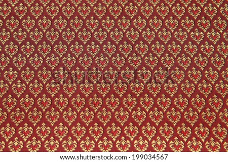 Pattern on cloth texture , general traditional Thailand style native.