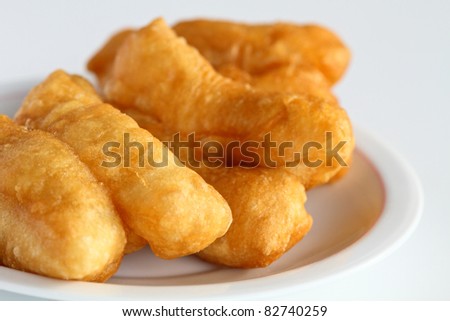 Deep-fried dough stick , generally breakfast or snack in Thailand