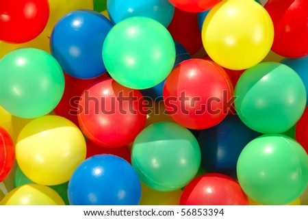 Colour funny balls