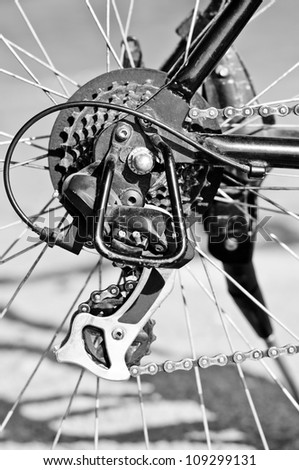 Bicycle wheel chain system