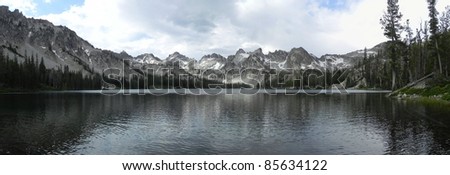 Alice Lake in the Sawtooth Wilderness in Idaho