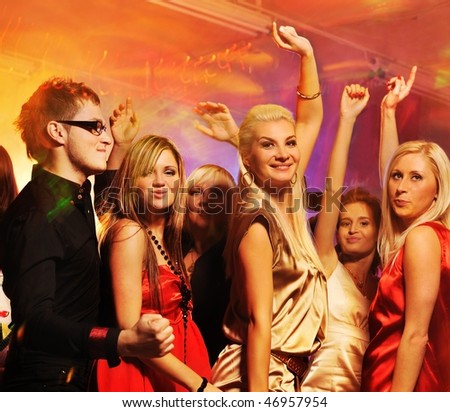 People Dancing In The Night Club Stock Photo 46957954 : Shutterstock