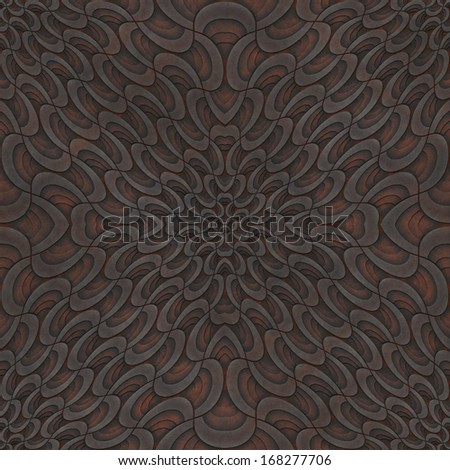 Abstract ornate seamless tile.
