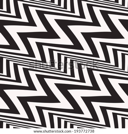 Abstract zigzag striped textured background. Seamless pattern.