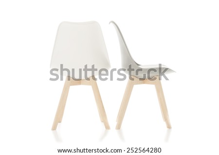 Similar – Image, Stock Photo Two chairs side by side in the meadow