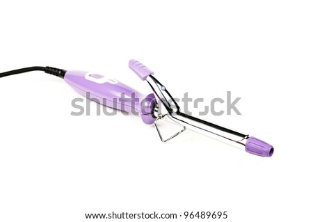 Tools for hairdresser. Photos isolated on white background