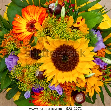 Colorful flower bouquet