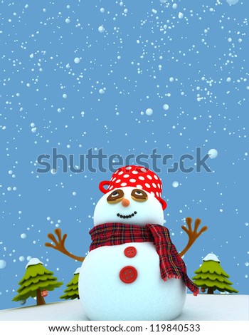 Happy Snowman