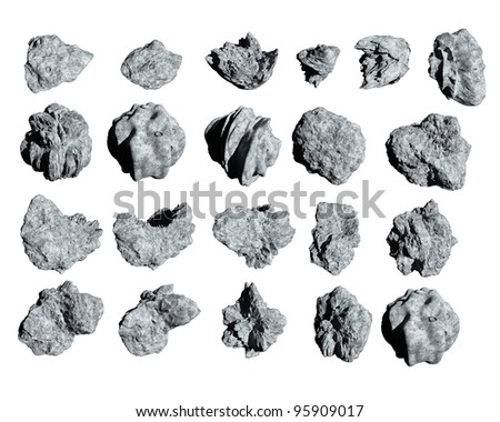 Asteroids to use in spacescapes. Easy to use, no background