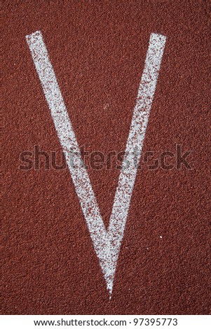 red running track, texture, victory