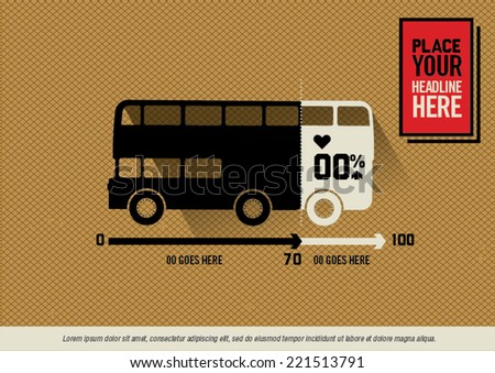 transportation info-graphic/ transportation flat vector/ illustration/ passenger/ chart