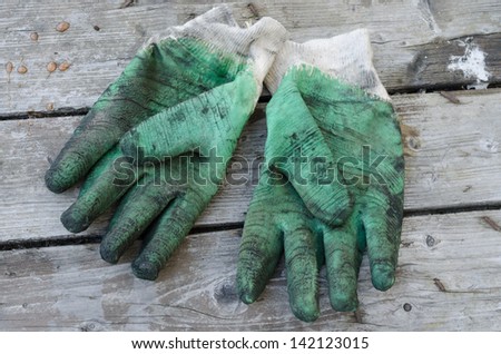 Used work glove