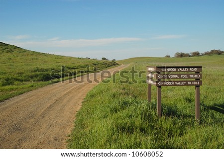 Unpaved rural road; Santa Rosa Plateau Ecological Reserve; Murrieta, California
