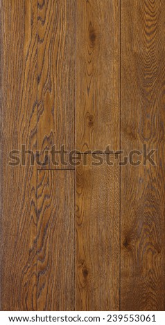 Wood texture background for design, oak toned board .
