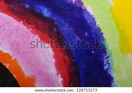 Macro of pencil painting colors drawings and background