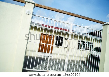 gated house