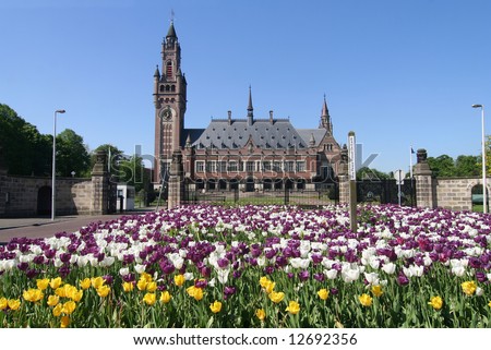 Peace Palace, UN International Court of Justice in The Hague, Holland