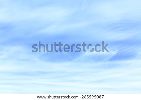 Light blue sky with cirrus clouds - abstract background