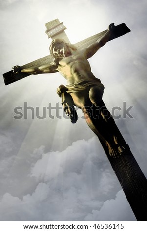 The Crucifixion - The Jesus On The Cross Stock Photo 46536145 ...