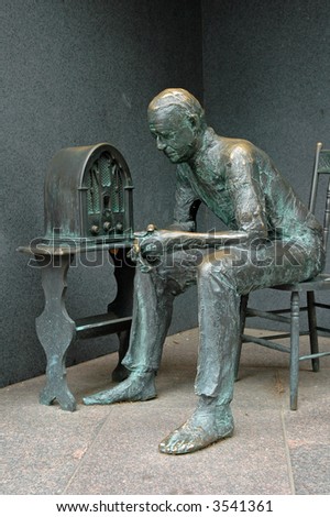 Franklin D. Roosevelt Memorial, Washington, D.C. Fireside Chat by George Segal