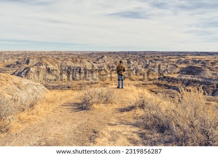 Similar – Image, Stock Photo Badlands in Alberta Canada