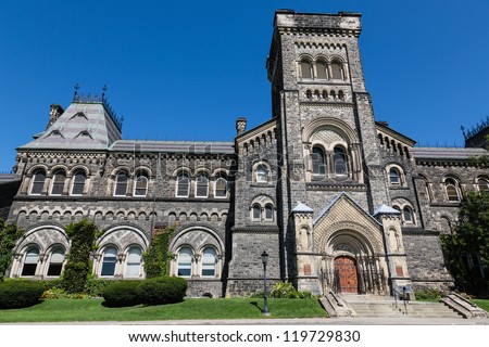 A Historical Building of University of Toronto