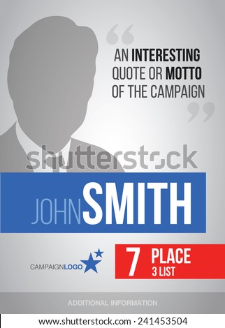 Similar – Image, Stock Photo Election poster, billboard for election advertising on the street framed by trees. Inscription