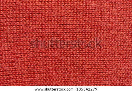 Red wool knit work. Red wool knit work full frame for warming backdrop or background.