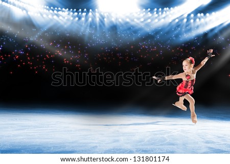 Similar – Image, Stock Photo Winter lights skater with sledge and fir tree hovering over the shopping street in Hamburg in front of the town hall