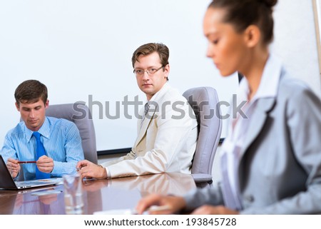 business people at the table, business meeting