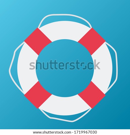 Lifebuoy Icon. Vector Illustration EPS10