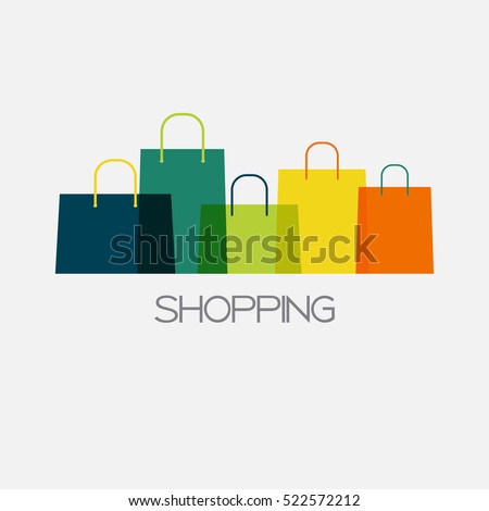 Shopping Bag Design Background. Vector Illustration EPS10