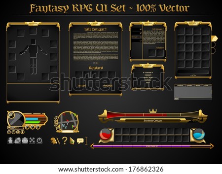 Fantasy RPG UI Set