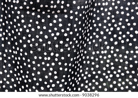 black and white polka dot fabric suitable for a background