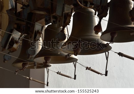 Similar – Image, Stock Photo Carillon from below in Berlin