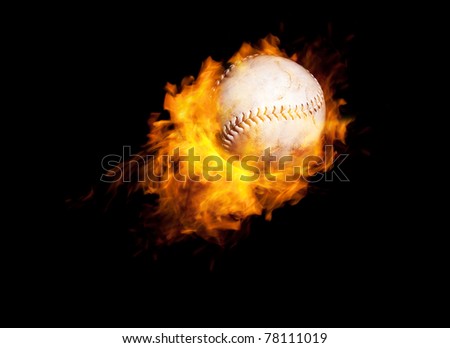 Baseball on Fire