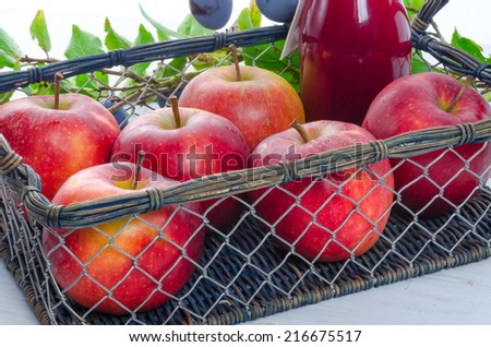 apple plums juice