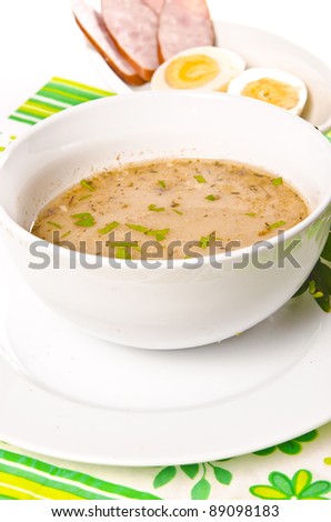 Zurek is a decent Polish soup