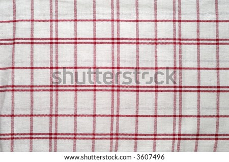 Red and white tablecloth pattern (1)