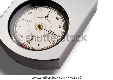 Real bearing compass. High precision instrument. No toy compass.