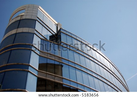 Modern hi-tech building