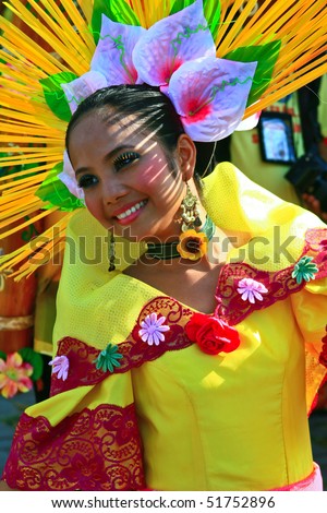 MANILA, PHILIPPINES 24:Aliwan Festival, a yearly parade that features the cultural festivals that could be found in the country, this year\'s main event was held on April 24, 2010 Manila, Philippines.