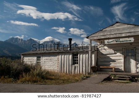 An early american general store in Jackson Hole